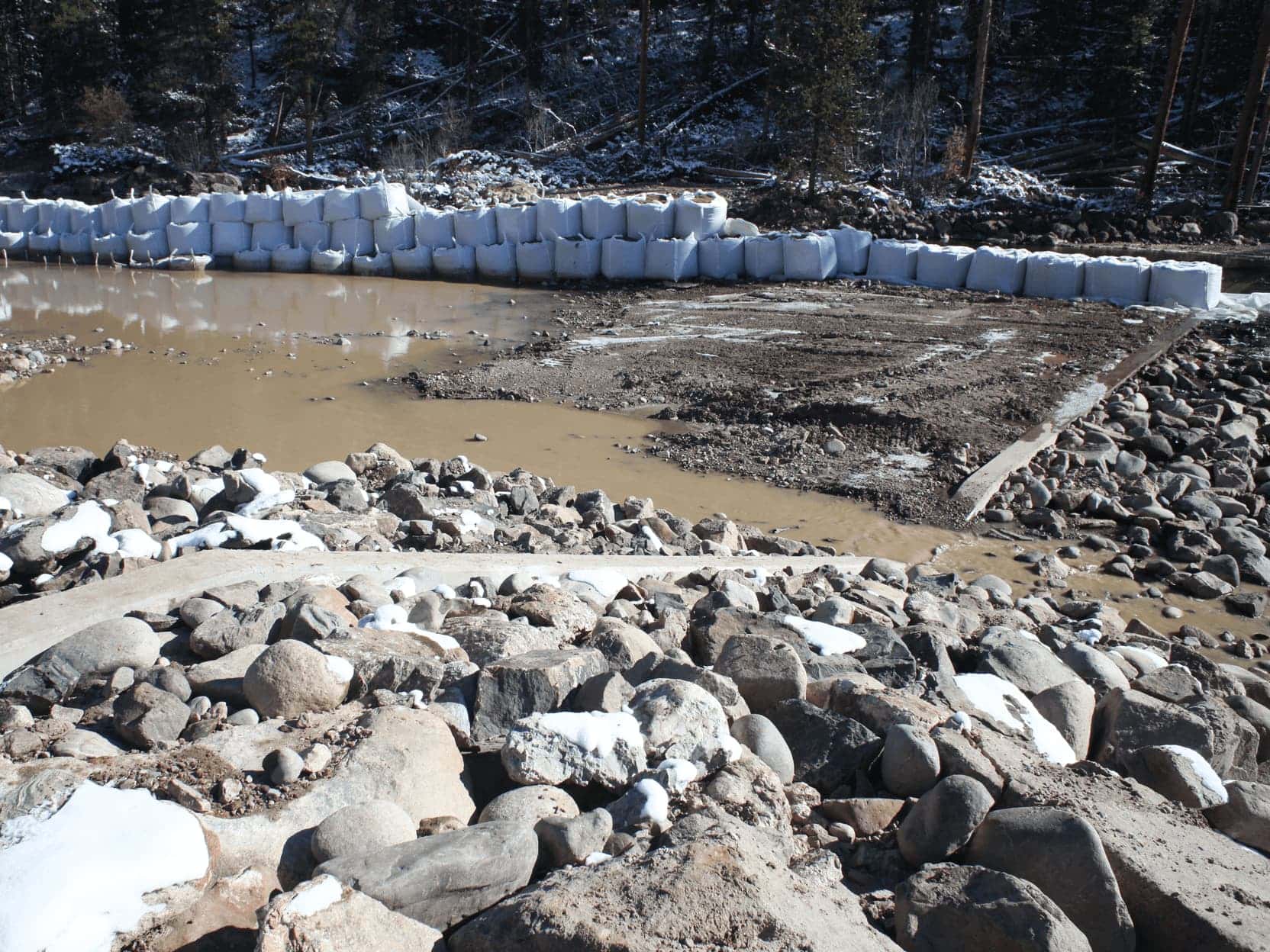 Image of Black Forest Regional Trail with erosion damage